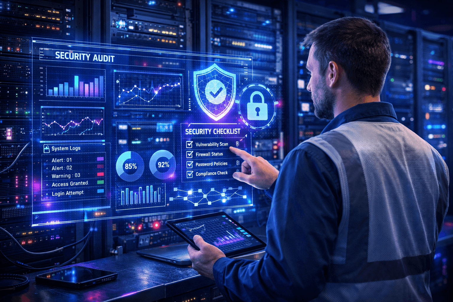 Bezpečnostní audit IT infrastruktury a analýza rizik v rámci přípravy na NIS2