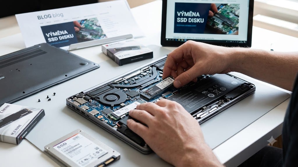 Výměna SSD disku