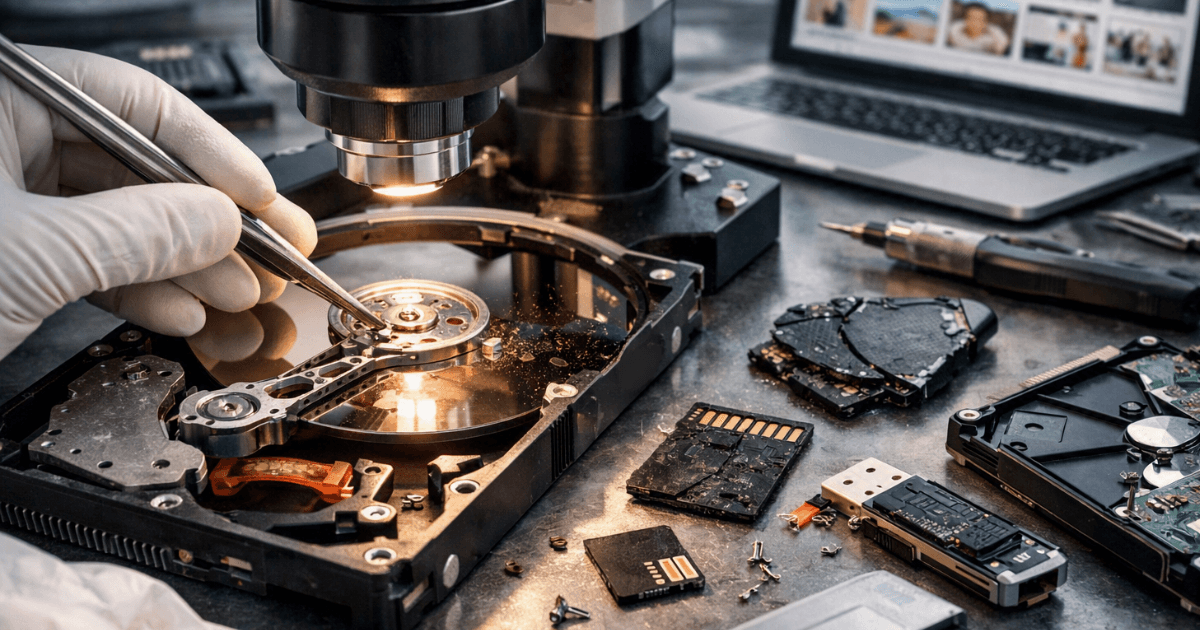 TR Tech Záchrana dat z HDD a SSD disků